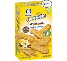 Gerber Graduates Biter Biscuits, 4.44-Ounce (Pack of 8) $13.72