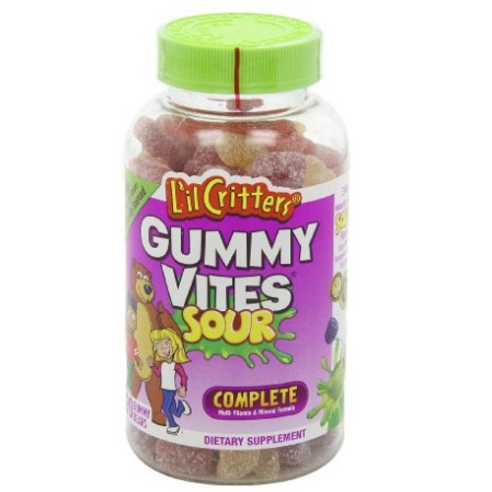 L'il Critters Gummy Vites Sours, only $7.84, free shipping after clipping coupon and using subscribe and save service