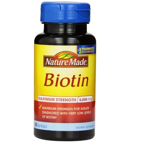 Nature Made Maximum Strength Biotin Softgel, 5000 Mcg, 50 Count, only $3.31, free shipping