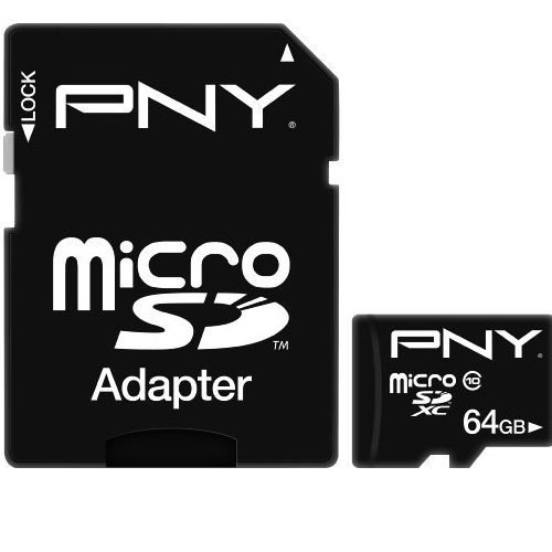 史低价！PNY 64GB 专业级MicroSDXC闪存卡，原价$59.99，现仅售$35.99，免运费