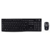 Logitech MK270 Wireless Keyboard and Mouse Combo — Keyboard and Mouse Included, 2.4GHz Dropout-Free Connection, Long Battery Life $14.99