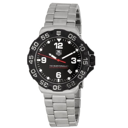 TAG Heuer Men's WAH1110.BA0858 Formula 1 Black Dial Watch, only $765.00, free shipping