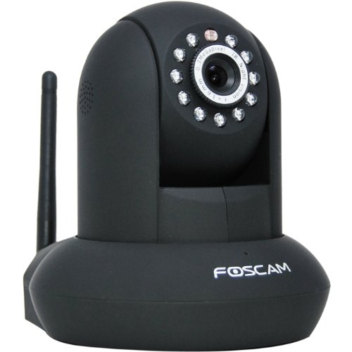 Foscam FI9821W Indoor Pan/Tilt H.264 720p Wireless IP Camera, 1/4