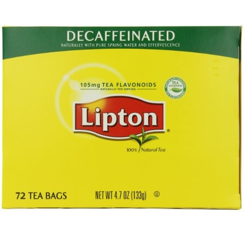 Lipton立顿茶包, 72包/盒，共2盒，原价$5.19，现点击Coupon后仅$1.93，免运费