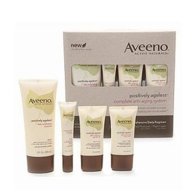 Aveeno Active Naturals Positively Ageless Complete Anti-Aging System, Comprehensive Daily Regimen $28.28  