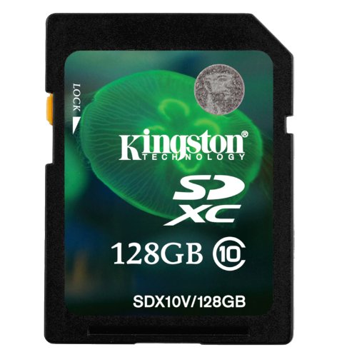 Kingston Digital 128 GB Secure Digital Memory Card (SDX10V/128GB), only $58.50 , free shipping