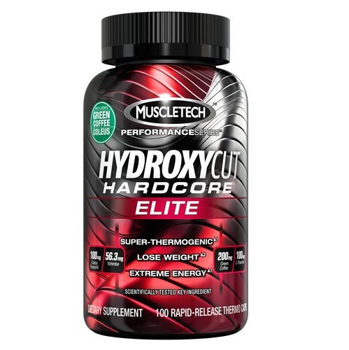  史低價！燃脂減肥健身補劑Hydroxycut Hardcore Elite Series液體膠囊，100粒，原價$59.99，現點擊coupon后僅售$18.43，免運費
