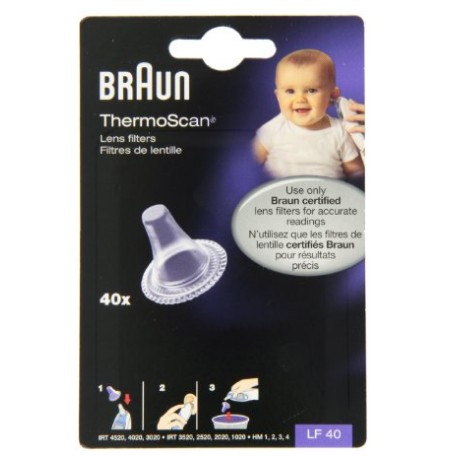 Braun ThermoScan Lens Filters, 40 Count, HWLLF40NAAU  	$5.25 free shipping