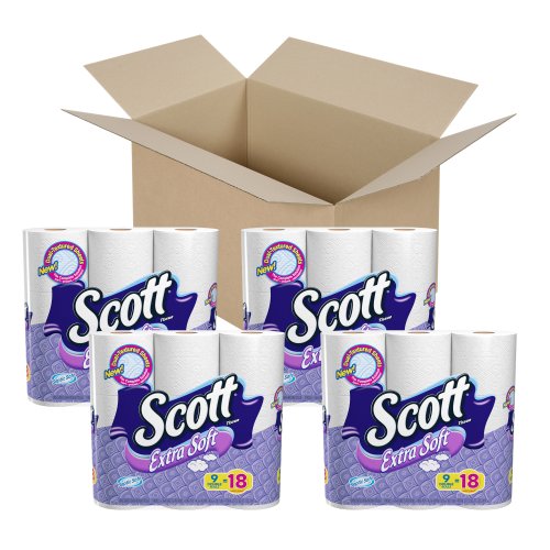 Scott Extra Soft 超軟衛生紙，36卷，原價$19.99，現點擊Coupon后僅售$14.65，免運費