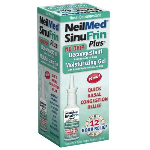 Neilmed Sinufrin Plus Decongestant Moisturizing Gel, .5 Fluid Ounce, only $8.07