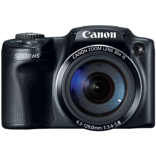 Canon PowerShot SX510 HS 12.1 MP CMOS Digital Camera with 30x Optical Zoom and 1080p Full-HD Video, only $189.00, free shipping