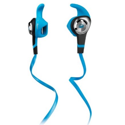 Monster 魔声iSport运动型带线控入耳式耳机  蓝色  $49.95