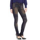 Calvin Klein Jeans Moto女士修身牛仔裤$26.85