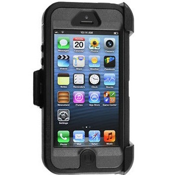 OtterBox Defender Case & Holster for Apple iPhone 5 Black w Belt Clip OEM $19.95 FREE Shipping