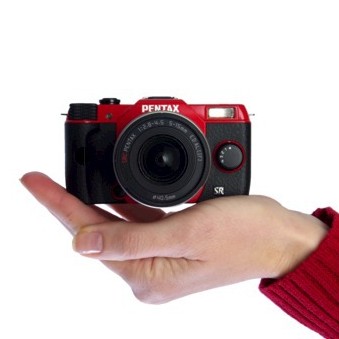 Target.com-Only $199.99  Pentax Q10 12.4MP Compact System Camera - Red