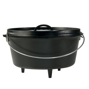 Lodge L12DCO3 Seasoned Cast Iron Deep Camp Dutch Oven - 12 Inch / 8 Quart, only $59.99 +Free shipping