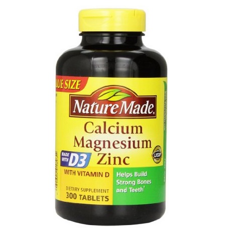 Nature Made Calcium, Magnesium & Zinc w. Vitamin D Tablets Value Size 300 Ct, only $4.20, free shipping
