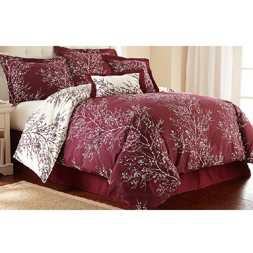 Groupon-only $49.99 Hotel New York 6-Piece Plush Reversible Comforter Sets