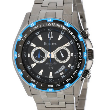 新低！Bulova(寶路華) 98B120海洋之星系列男士腕錶  特價$230.19(49%off)包郵 八折后僅$184.15
