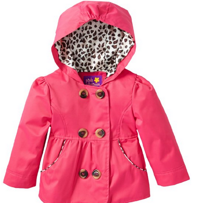 Pink Platinum Baby-Girls Infant Double Leopard Outerwear Jacket $14.99(63%off) 