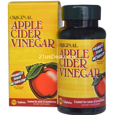 Nature's Bounty Apple Cider Vinegar Diet, 90 Tablets $10.49 + Free Shipping 