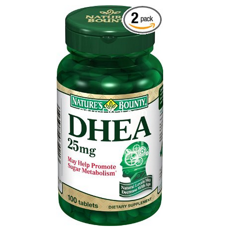 Nature's Bounty DHEA 25mg 100 Tablets (Pack of 2) $14.32 (21%off)  