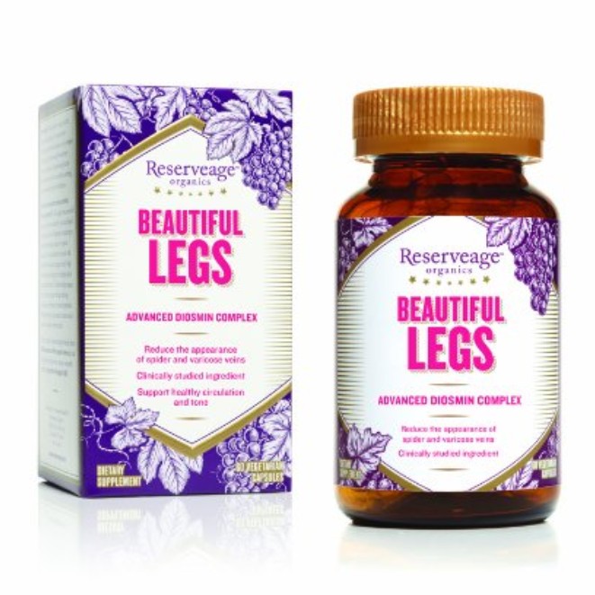 ReserveAge Beautiful Legs with Diosmin and Resveratrol, 30 Veggie Capsules $17.27 ($0.58 / Count) & FREE Shipping