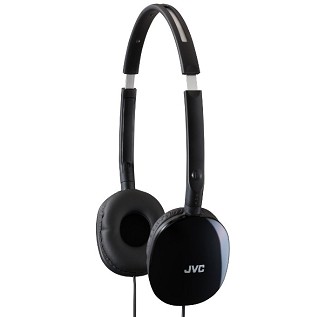 史低價！JVC HAS160B FLATS 輕型頭戴式耳機，原價$19.95，現僅售$9.99。多色同價！