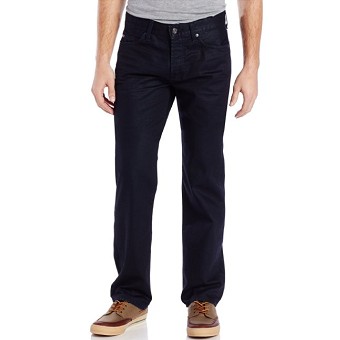7 For All Mankind Standard Classic Straight-Leg 男款纯棉牛仔裤，原价$178.00，现仅售$55.46，免运费 