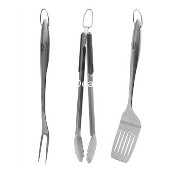 Weber Style 6445 Professional-Grade Stainless-Steel 3-Piece Barbeque Tool Set $14.00