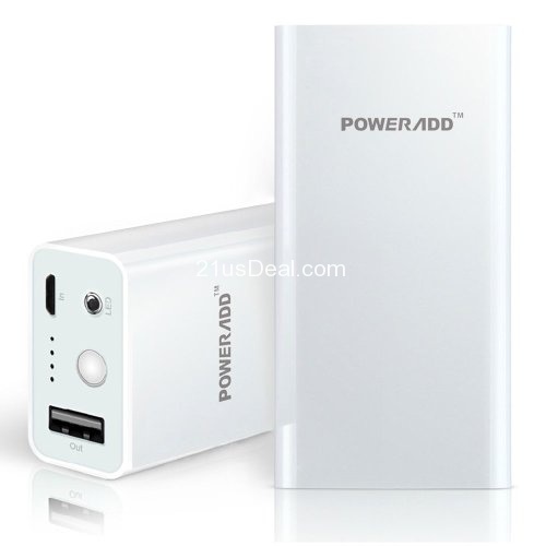 Poweradd Pilot X1 5200mAh Portable Charger Backup External Battery $9.99