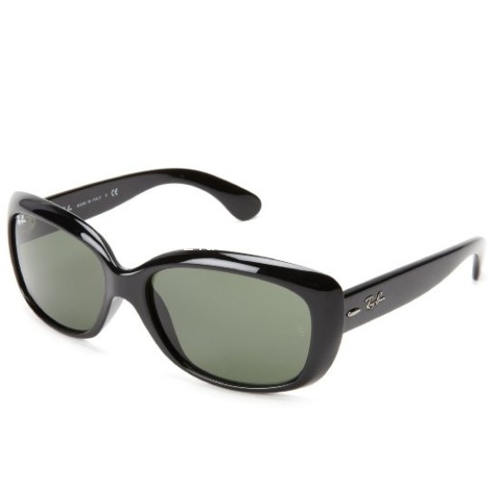 Ray-Ban Women's 4101 Jackie Ohh Sunglasses,Black Frame/G-15 XLT Lens,60 mm $83.59+free shipping