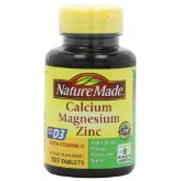 Nature Made Nature Made Calcium Magnesium Zinc $7.79 FREE Shipping on orders over $49