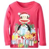 Paul Frank Girls 2-6X Little Julius Gifts Long Sleeve Tee $5.83 FREE Shipping on orders over $49