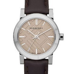 Burberry BU9208 Women's Brown Leather Strap Cream Dial Watch $219.95(44%off)+ Free Shipping 