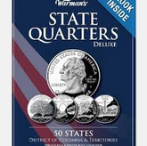 State Quarters 1999-2009 50个州精美硬皮Quarters硬币收藏夹 只要$7.19