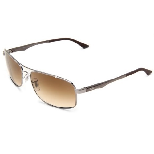 Ray-Ban 0RB3484 Rectangle Sunglasses, only $82.63, free shipping