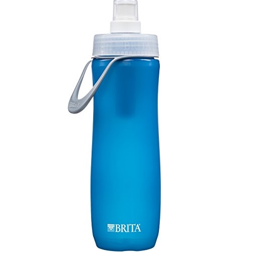 Brita 20 Ounce Sport Water Filter Bottle with 1 Filter, BPA Free, Dark Turquoise (35558), only $6.29, free shipping after clipping coupon and using SS