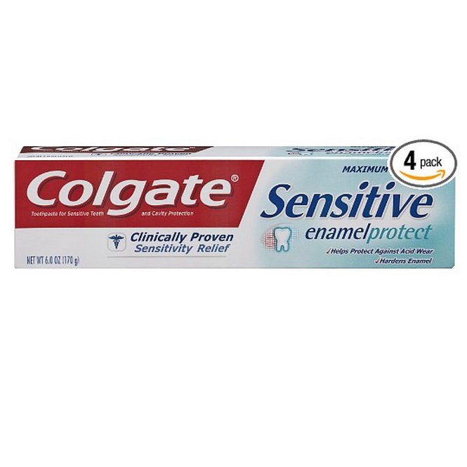 Colgate Sensitive Enamel Protect Toothpaste, 6.0-Ounce Packages, only $11.40, free shipping