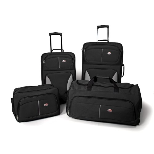 American Tourister Luggage Fieldbrook Four-Piece Luggage Set, only $53.98, free shipping