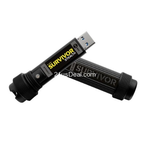 Corsair Flash Survivor Stealth 256GB USB 3.0 Flash Drive (CMFSS3-256GB), only$119.99 , free shipping