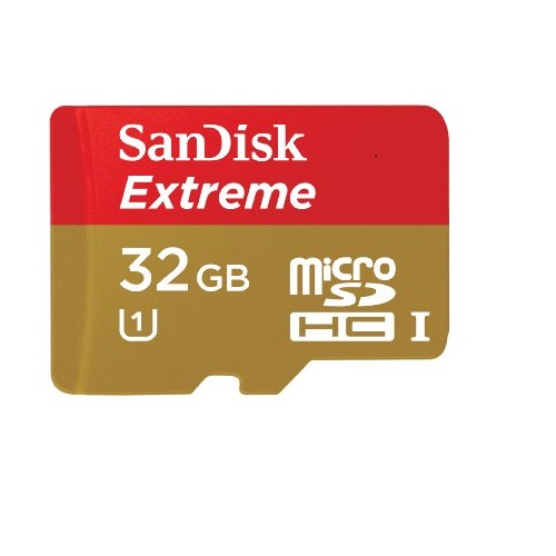 史低價！SanDisk閃迪Extreme系列32 GB microSDHC 卡，帶SD卡適配器，原價$69.99，現僅售$34.99。