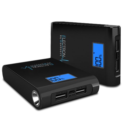 Amazon-Only $16.99 Maxboost Electron 10000mAh Dual-port 3A Premium USB Portable External Power Bank Backup Charger Battery Pack+free shipping