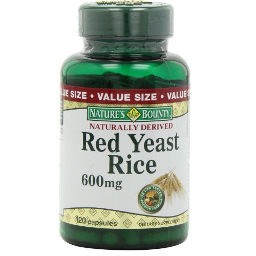 Nature's Bounty Red Yeast Rice 600 mg, 120 Capsules , only $7.56, free shipping