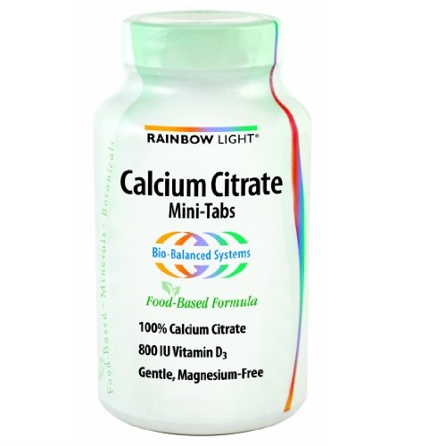 Rainbow Light Calcium Citrate Mini-Tabs, 120 count, only $7.34, free shipping
