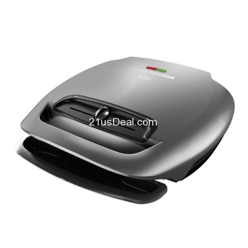 George Foreman GR2081HM 5-Serving Classic Plate Grill with Variable Temperature, only $34.92, free shipping