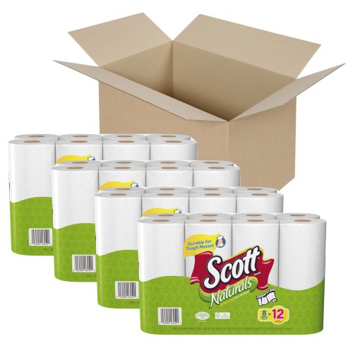 Scott Naturals Paper Towels, Mega Roll, 8 Rolls, Packs of 4 (32 Rolls), only $29.95, free shipping