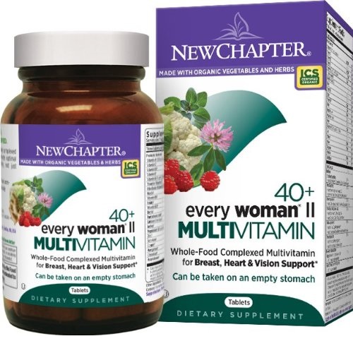 New Chapter Every Woman II 40+, Women's Multivitamin Fermented with Probiotics + B Vitamins + Vitamin D3 + Organic Non-GMO Ingredients - 96 ct, only $27.97, free shipping