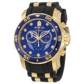Invicta Men's 6983 Pro Diver Collection Chronograph Blue Dial Black Polyurethane Watch $121.98 FREE Shipping