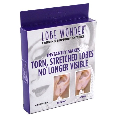 Lobe Wonder Ear Lobe Support Patches -- 60 ct., only $6.25